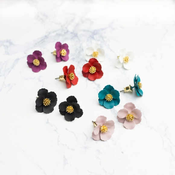 Anthropologie Jewelry - Anthro Zenzii ‘Garden Girl' Studs